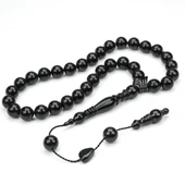 Oltu Taşı Küre Kesim Nakkaş Oyma İmame Tespih thumbnail 3