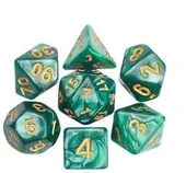 7 adet/takım akrilik DND zar COC zar oyunu - 1