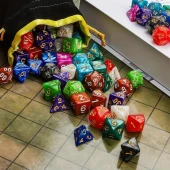 7 adet/takım akrilik DND zar COC zar oyunu - 3