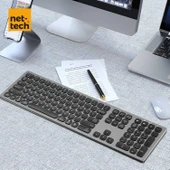 Nettech NT-KM01 Çoklu Cihaz Kablosuz Bluetooth Klavye - 3