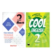 Bloktest 2. Sınıf Tüm Dersler Tekrar Testleri ve Team Elt Cool English Vocabulary and Activity Book Seti 2 Kitap - 1