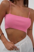 İnce Askılı Crop Top - 4