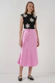 15806 Saten Etek - Pembe - 4