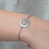 925 Ayar Gümüş Kar Tanesi Bileklik thumbnail 3