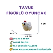 Tavuk Figür - 3D Sevimli Kümes Hayvanı - 1