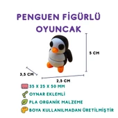 Penguen Figür - 3D Kutup Hayvanı Oyuncak - 1