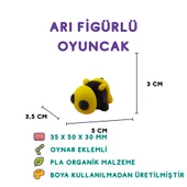 Tombul Arı Figür - 3D Sevimli Böcek Oyuncağı - 1