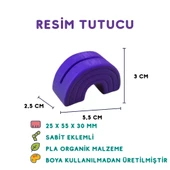 Mor Resimlik - 3D Dekoratif Çerçeve - 1