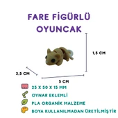 Fare Figür - 3D Küçük Kemirgen Oyuncağı - 1