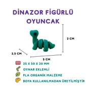 Dinazor Figür - Tarih Öncesi 3D Mini Oyuncak - 1