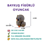 Baykuş Figür - 3D Gece Kuşu Dekoratif Oyuncak - 1