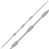 925 Ayar Gümüş Su Yolu Bileklik thumbnail 1