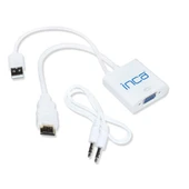INCA IHTV-7TB 0.15metre HDMI-VGA (D) Görüntü Adaptörü Beyaz Sesli 1080p - 1