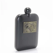 Paslanmaz Çelik Kartal Tasarımlı 6 Oz Matara - 1