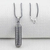 Gümüş İçi Açılabilen Muska Kabı Cevşen Kolye thumbnail 1