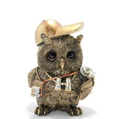 Polyester Baykuş Figürü Dekoratif Hediyelik thumbnail 2