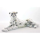 Polyester Oturan Kaplan Figürü Biblo thumbnail 2