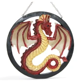Duvara Asmalı Polyester Dragon Pano Dekoratif Hediyelik - 1