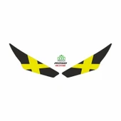 RKS R250 2022 - 2024 UYUMLU FAR STİCKER X SARI - 1