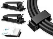 Yapışkanlı Kablo Düzenleyici Klips 4lü Set - 1