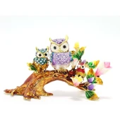 Dal Üstünde 3'Lü Baykuş Biblo thumbnail 1