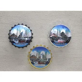İstanbul Temalı Metal Magnet - 1