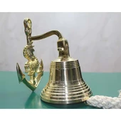 Pirinç Duvara Asmalı Çapalı Çan - 2
