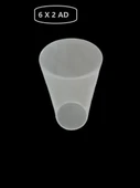 Rakı Bardağı Kullan-at 6'lı Plastik X 2 Adet - 1