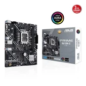 ASUS PRIME H610M-E D4-CSM 1700P DDR4 SES GLAN DP/HDMI/VGA USB3.2 mATX ANAKART - 1