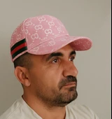 Bay Bayan Arkadan Ayarlanabilir pembe şapka - 2