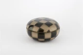 Mikasa Moor Siyah Krem Kapaklı Cam Mum Bergamot 15x9cm - 2