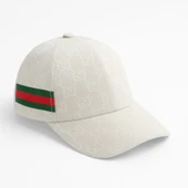 Extra kalite unisex GG şapka (beyaz) - 2
