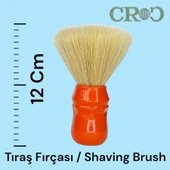 Croc Sentetik Tıraş Fırçası Kırmızı + Regular Tıraş Köpüğü 2 Adet - 3