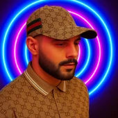 Extra kalite unisex GG şapka (kahverengi) - 1