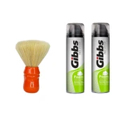 Croc Sentetik Tıraş Fırçası Kırmızı + Hassas Tıraş Köpüğü 2 Adet thumbnail 1