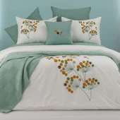 Viola Home  8 Parça %100 Pamuk Poplin Çift Kişilik Pikeli Nevresim Takımı - 1