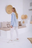 SIRTI ÇİZGİLİ BLAZER CEKET - 2