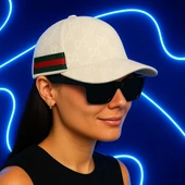 Extra kalite unisex GG şapka (beyaz) - 1