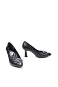Pisagor Ps-32550 7,5 Cm Topuklu Kadın Stiletto Ayakkabı - 4