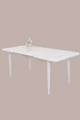 Duru MDF Lak Panel Açılır Yemek Mutfak Masası 90x160 - 6