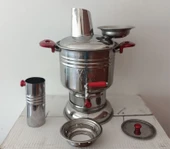 Yaren Paslanmaz Krom Çelik Semaver 4 Litre - 5
