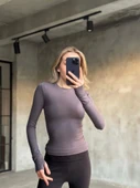 Parmak Geçmeli Buzi Body - Gri - 1