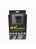 4K 30FPS Full HD Aksiyon Kamerası 1080P Su Geçirmez  Wifi - 4