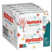 Huggies All Over Clean Bebek ve Çocuk Islak Mendili 10x56 Yaprak - 1