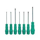 Tornavida Seti Düz Yıldız Uçlu (7'Li SET) Mıknatıslı Vida Sıkma Sökme - 5