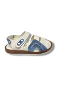 Şirinbebe 1565-20 Anatomik Dikiş Çirtli Erkek Çocuk Sandalet Beyaz Mavi 26-30 - 2