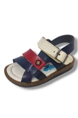 Şirinbebe 1549-20 Anatomik 3 Bant Kemer Tokalı Erkek Çocuk Sandalet Lacivert Kırmızı 21-25 thumbnail 1