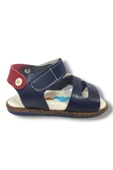 Şirinbebe 1547-20 Anatomik Dikiş Çirtli Bebek Erkek Sandalet Lacivert Beyaz 18-20 thumbnail 3