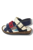 Şirinbebe 1549-20 Anatomik 3 Bant Kemer Tokalı Erkek Çocuk Sandalet Lacivert Kırmızı 21-25 thumbnail 3