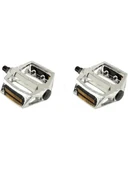 Neco MTB Alüminyum Bisiklet Pedalı Takım – Geniş Krom Gövde, Kaymaz - 1